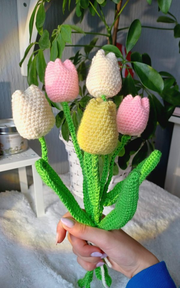 Pastel Tulip Bouquet - Image 2