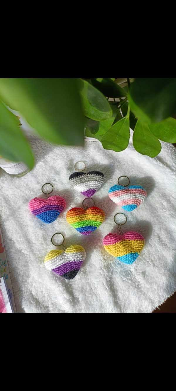 Heart Keyrings